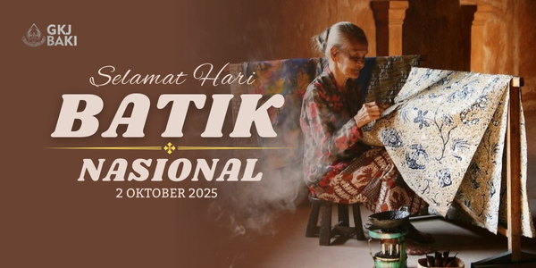 warta jemaat, Memperingati Hari Batik Nasional, gereja kristen jawa, gkj, gkj baki, gereja kristen jawa baki, baki, sukoharjo, gkj klasis sukoharjo, klasis sukoharjo, klasis, sinode gkj, sinode 